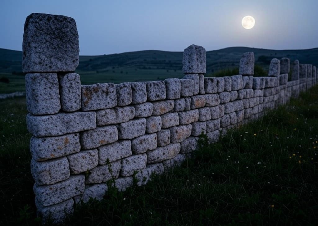 Stone wall defense asset image for one dollar